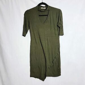 🖤5/$20🖤 HEART HIPS.. olive green.. mini dress..